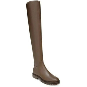 Vince Women's Cabria Lug Over-The-Knee Boot Zipper Dark Wheat Size 9.5 MSRP $695